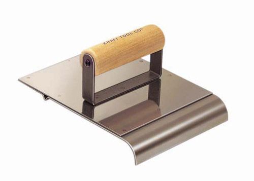 Concrete Edger-GrooverStainless Steel 6" x 8"