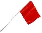 Keson Red Marking Flags Electric Line (100 per Bundle) 21