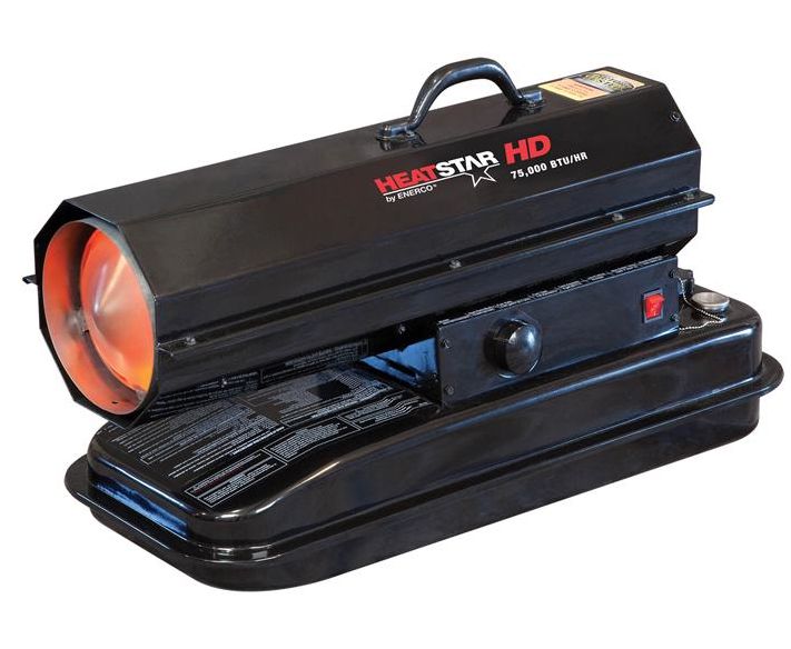 Heat Star 75,000 BTU Kerosene Torpedo Forced Air Heater 19013 eBay