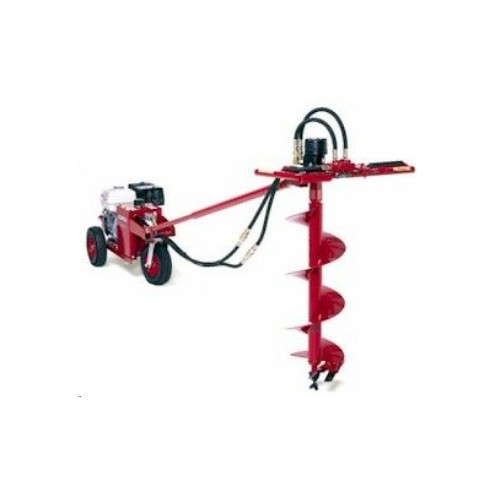 Little Beaver Post Hole Digger Hydraulic 11HP Honda Free 8" Auger and 2Man Hand eBay