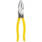 Klein Tool 9'' High-Leverage Lineman's Crimping and Side-Cutting Pliers