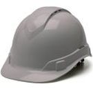 Pyramex Ridgeline Vented Gray Hard Hat 4 Point Ratchet Suspension