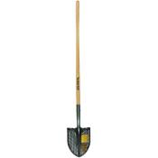 Toolite Sifting Shovel Round Point Long Handle