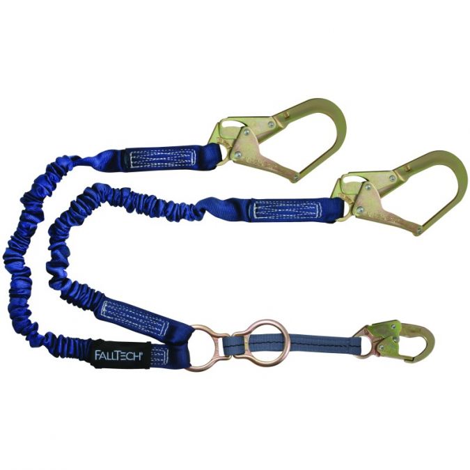 Falltech Fall Protection 6' TieOff & Fall Arrest w/Rebar Hooks and SRL