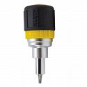 Klein Tool 6-in-1 Ratcheting Stubby Screwdriver