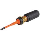 Klein Tool 2-in-1 Insulated Screwdriver #1 and #2 Square