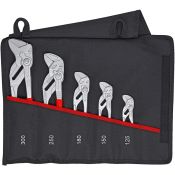 Knipex 5 Piece Plier Wrench Tool Roll Set