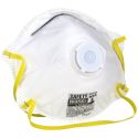 Safety Works Harmful Dust Disposable Respirator Mask with Exhalation Valve 10 Pack