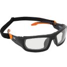 Klein Tool Pro Full-Frame Clear Lenses Safety Glasses w/ Removable Gasket and Strap