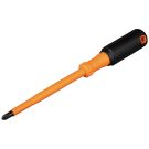 Klein Tool 1000V Insulated Screwdriver #3 Phillips 6-Inch Shank w/ Tether Hole