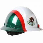 Protective Industrial Class E Mexico Full Brim Hard Hat 4 Point Ratchet Suspension