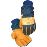 Caiman Leather Palm Heatrac Insulated Winter Work Gloves