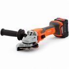 Husqvarna HG 125 B Battery 5-Inch Hand Grinder Kit Includes 2 Batteries and Charger