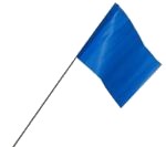 Keson Blue Marking Flags Water Lines (100 per Bundle) 21