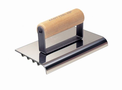 Safety Groover, Hand Edger6" x 4 1/2" x 1/4" DeepStainless Steel