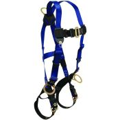 Falltech Contractor Series Safety Harness 3 D-Rings Universal Fit Harness One Size Fits Most