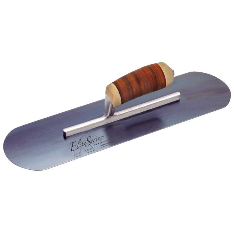 thumbnail image 2 of Kraft Tool Elite Series Concrete Finishing Trowel - Leather Handle, 18 X 5 (CFE292BL) 2 of 5