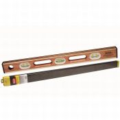 Sands 24” Professional Mahogany Brass Bound Level w/Case