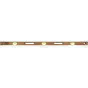 Sands 48” Professional Mahogany I-Beam Level 6 Vial