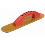 Kraft Tool Laminated Canvas Resin Hand Concrete Float 16-inch Round Ends