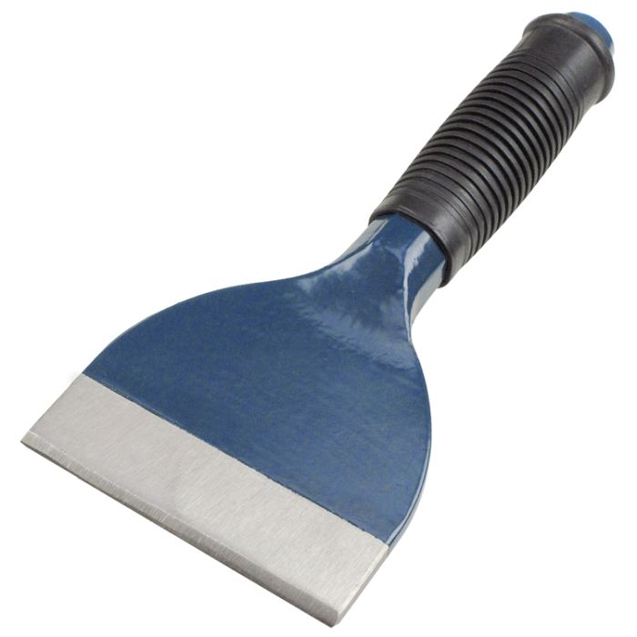 RHBLME 4PCS Masonry Chisel Set - 12 Inch Heavy Duty, 2 PCS Flat Head & 2 PCS Pointed Head - Concrete Stone Demolishing, Carving, Splitting, Breaking