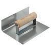 Kraft Tool Inside Curb & Sidewalk Cove Concrete Tool 1/2-inch Radius
