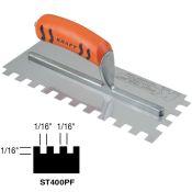 Superior Tile Notch Trowel Square Notch 1/16