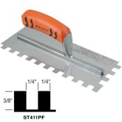 Superior Tile Notch Trowel Square Notch 1/4