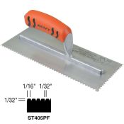 Superior Tile Notch Trowel U-Notch 1/16