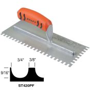 Superior Tile Notch Trowel U-Notch 3/4