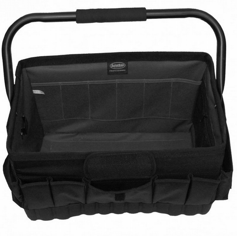 Bucket Boss Pro Box 18 Black Polyester 18-in Tool Tote in the Tool Bags  department at