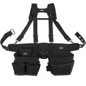Bucket Boss Ballistic Tool Belt Rig with Suspenders
