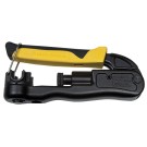 Klein Tool Compression Crimper-Lateral, Multi-Connector BNC, F and RCA Connectors