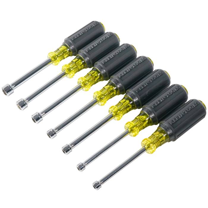 Klein Tool 7Piece Hollow Shank Metric Nut Driver Set