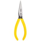 Klein Tool 6'' Standard Long Nose Pliers w/ 19 and 22 AWG Wire Stripper