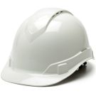 Pyramex Ridgeline Vented White Hard Hat 4 Point Ratchet Suspension