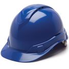 Pyramex Ridgeline Vented Blue Hard Hat 4 Point Ratchet Suspension