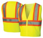 Pyramex Safety Vest Class 2 Level 2 Hi-Vis Lime