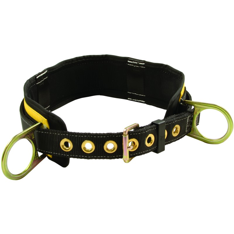 FallTech Heavy Duty Work Belt - 1-3/4 Inch Webbing With 7-Position Steel Buckle (4X-Large, Black)
