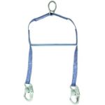Falltech Fall Protection Retrieval Yoke w/2 Steel Snap Hooks and Connector