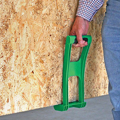 Heavy Duty Panel Carriers and Door Lifter for Carpenter Panel Carry Tool Enpoint 2pcs Abs Plastic Drywall Carriers and Metal Panel Foot Lifter Plywood and Sheetrock Lift Carry Tool 