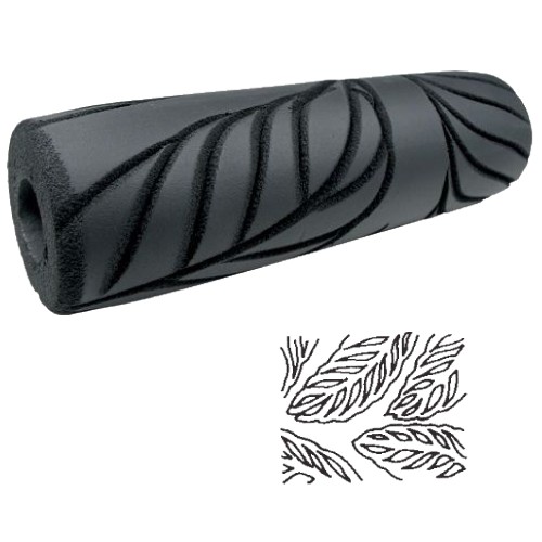 Kraft Tool DW186 Decorative Texture Roller Palm Leaf