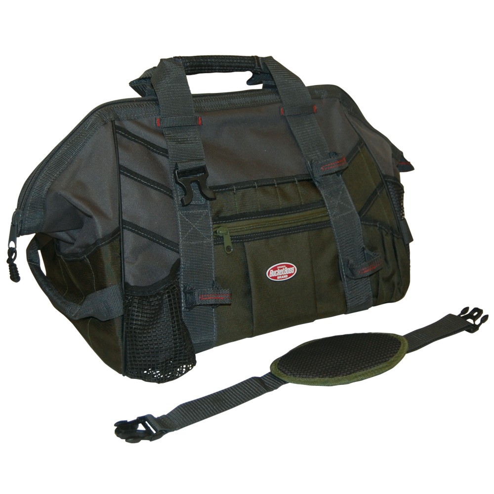 BUCKET BOSS Gatemouth Tool Bag, 20-In.