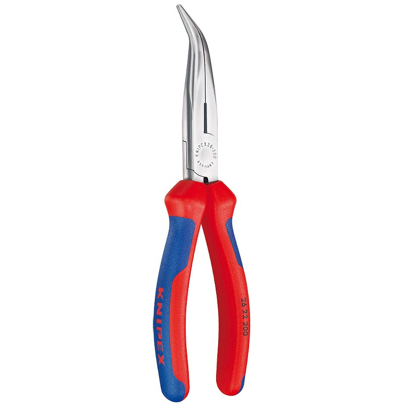 Knipex 8 in. Angled Long Nose Pliers