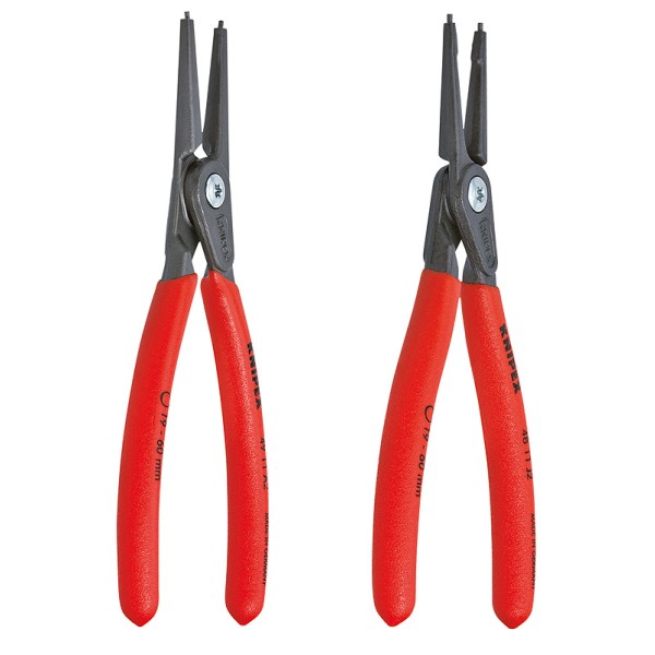 Pro 16" Circlip 2 Pliers Set Snap Ring Retaining Ratchet w/ Replacement Tips MX! 