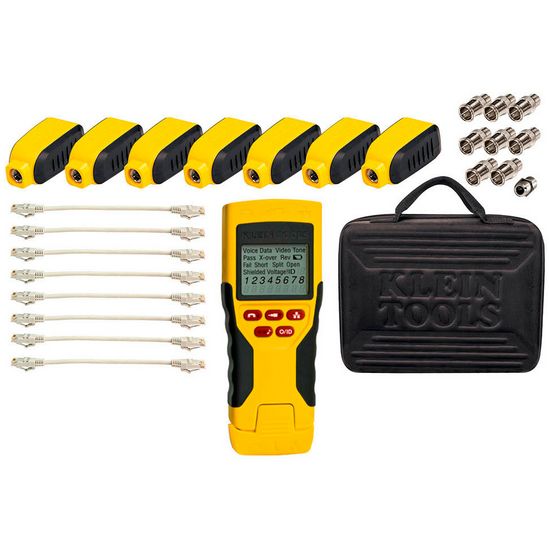 Klein Tool VDV Scout Pro 2 LT Test & Test-N-Map Kit Remote Kit Coax ...