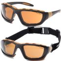 Carhartt Safety Glasses Carthage Sandstone Anti-Fog Lenses