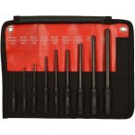 Mayhew Pro 9 Piece Roll Pin Pilot Punch Set