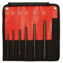 Mayhew Pro 6 Piece Roll Pin Pilot Punch Set