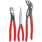 Knipex 3 Piece Pliers Tool Set with Cobra Pleirs